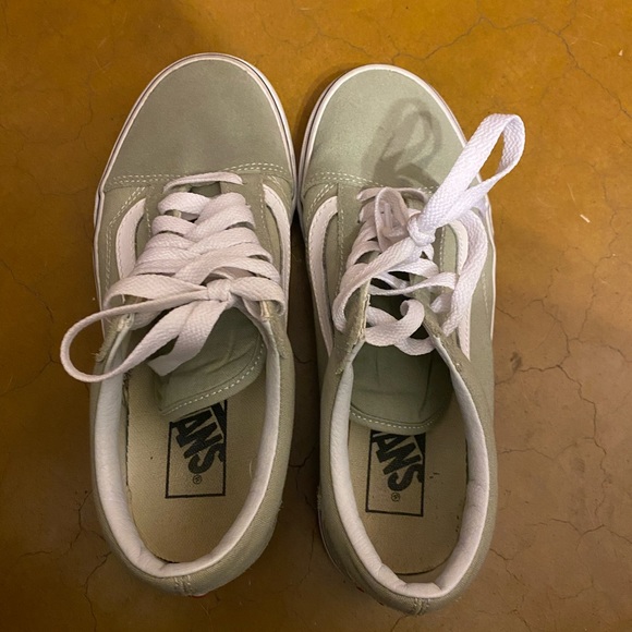 desert sage old skool vans
